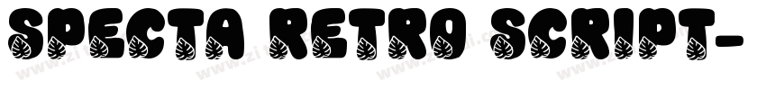 Specta Retro Script字体转换
